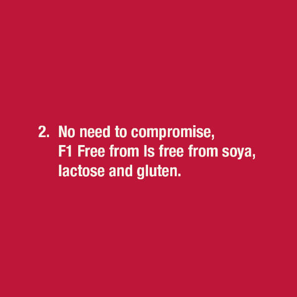 F1 Shake Raspberry & White Chocolate Free from Gluten, Soy and Lactose - Image 3