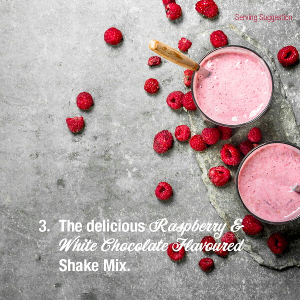 F1 Shake Raspberry & White Chocolate Free from Gluten, Soy and Lactose - Image 4
