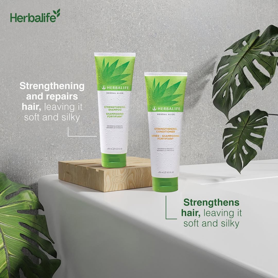 Herbal Aloe Strengthening Shampoo & Conditioner